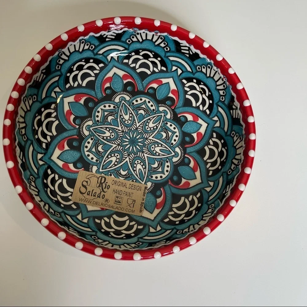 Del Rio Salado HandPainted Serving Bowl